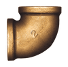 3/4" Cast Brass Female NPT 90° Elbow  100CA-E