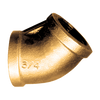 3/8" Cast Brass Female NPT 45° Elbow  105-C