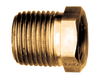 1 x 3/4" Cast Brass Female NPT - Male NPT Reducing Hex Bushing  110CA-HE