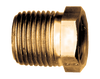 2 x 1-1/2" Cast Brass Female NPT - Male NPT Reducing Hex Bushing  110-MK