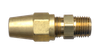 1/2 x 3/8" Brass DOT Metal Line Compression - Male NPT Connector  1168-8C