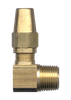 1/4 x 1/8" Brass DOT Metal Line Compression - Male NPT 90° Elbow  1169-4A