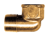 1/4" Forged Brass Male NPT - Female NPT 90° Street Elbow  116-B