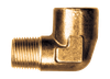 3/8" Forged Brass Male NPT - Female NPT 90° Street Elbow  116H-C