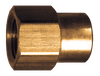 3/8 x 1/4" Brass Female NPT Reducer Coupler  119-CB