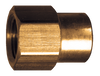 1-1/4 x 3/4" Cast Brass Female NPT Reducer Coupler  119-JE