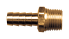 2 x 2" Brass Hose Barb - Male NPT Cast Coupler  125CA-32M