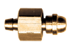 1/4 x 9/16"-18 RH  Brass Hose Barb - Female Oxygen Nut Combo  132-4R