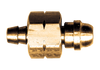3/8 x 9/16"-18 LH  Brass Hose Barb - Female Acetylene Nut Combo  133-6L