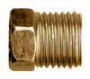 1/4" (7/16"-24) Brass Male 45° SAE Inverted Flare Nut  141-4