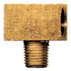 3/16 x 1/8" Brass Female 45° SAE Inverted Flare - Female 45° SAE Inverted Flare - Male NPT Tee  145-3A
