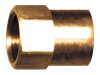3/16 x 1/8" Brass Female 45° SAE Inverted Flare - Female NPT Connector  146-3A