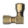 1/4" Brass DOT Poly Line Compression 90° Elbow  1465-4