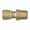 1/2 x 1/4" Brass DOT Poly Line Compression - Male NPT Connector  1468-8B