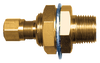 3/8 x 1/2 x 1/4" Steel DOT Poly Line Compression - Male NPT Terminal Bolt  1498N-6D