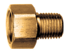 1/4 x 1/8" Brass Female Thread Brake Line Compression Sleeve - Male NPT Adapter  188-4A