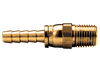 1/4 x 1/4" Brass Hose Barb - Male NPT Swivel Coupler   1925-4B
