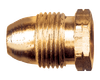 .885"-14 x 1/4" Brass Male POL (CGA510) - Female NPT Propane Coupler  2008-B