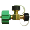 1-5/16" x 1"-20 Green Nylon Female QCC1 - Brass Dual Male Primus Propane Branch Tee  2015