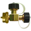 1"-20 Brass Female Primus - Dual Male Primus Propane Branch Tee  2094