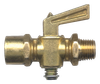 1/8 x 1/8" Brass Female NPT - Male NPT Shut Off Cock  2120-A