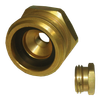 1-3/4 x 1/4" Brass Male ACME - Female NPT Propane Adapter  2410
