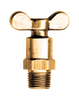 1/8" Brass NPT Needle Seat Drain Cock  242-A