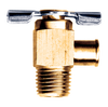 1/8" Brass 90° NPT Needle Seat Drain Cock  245-A