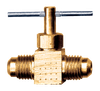 3/8" Brass Male SAE 45° Flare Needle Valve  3042-6