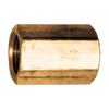 1/4" Brass Female 45° SAE Flare - Female 45° SAE Flare Coupler  32-4