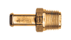 3/8 x 5/16" Brass Fuel Line Hose Barb - Male Inverted Flare Connector  335-65