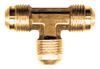 1/4" Brass Male 37° JIC Tee  3744-4