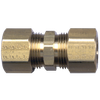 5/16" Brass Poly Tube Compression w/Fixed Insert Union   462-5