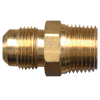 1/2 x 3/8" Brass Male 45° SAE Flare - Male NPT Connector  48-8C