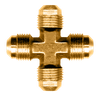 3/8" Brass Male 45° SAE Flare Cross  52-6