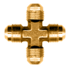 1/2" Brass Male 45° SAE Flare Cross  52-8