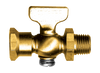 1/8" Brass Female NPT - Male NPT Shut-Off Cock  6120-A