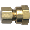 3/16 x 1/8" Brass Compression - Female NPT  Connector  66-3A