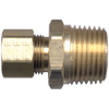 5/16 x 1/4" Brass Compression - Male NPT  Connector  68-5B