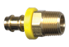 3/8 x 1/4" Brass Grip-Tite Hose Barb - Male NPT Connector  725-6B