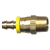 3/8 x 1/4" Brass Grip-Tite Hose Barb - Male NPT Swivel Connector  725SW-6B