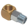1/2" Brass/Steel Female NPT - Male NPT Swivel Natural Gas 90° Elbow  ACM-50-SL