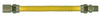 3/4 x 18" Female NPT - Male NPT Yellow Coated S/S Natural Gas Hose Assembly  ACS-75FM-18