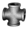 1-1/2" Sch. 40 Black Iron Female NPT Cross  BI-102-K