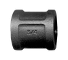 3/4" Sch. 40 Black Iron Female NPT Coupler  BI-103-E