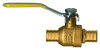 1/2 x 1/2" Forged Brass 400 PSI Male PEX Hose Barb Ball Valve  BVPEX2129-10