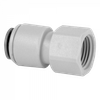 1/4 x 7/16"-24 JG® Grey Acetal Female Push-To-Connect - Female UNS Faucet Thread Connector  CI3208U7S