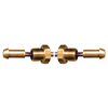 1/4 x 20" Copper Tube - Brass Male Long Nose POL (CGA510) - Male Long Nose POL (CGA510) Pigtail  CP-2120