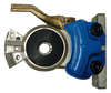3/8" Blue Service Female NPT Glad Hand w/Valve  GHV-S