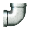 3" Sch. 40 Galvanized Iron Female NPT 90° Elbow  GI-100-P